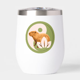 Zen Capybara Yin Yang Vreedzame Natuur