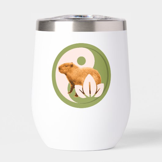 Zen Capybara Yin Yang Vreedzame Natuur (Voorkant)