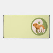 Zen Capybara Yin Yang Vreedzame Natuur Bureaumat (Voorkant)