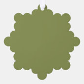 Zen Capybara Yin Yang Vreedzame Natuur Ornament Kaart (Achterkant)