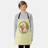 Zen Capybara Yin Yang Vreedzame Natuur Schort (Gedragen)
