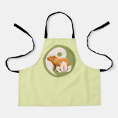 Zen Capybara Yin Yang Vreedzame Natuur Schort (Voorkant)
