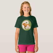 Zen Capybara Yin Yang Vreedzame Natuur T-shirt (Voorkant volledig)