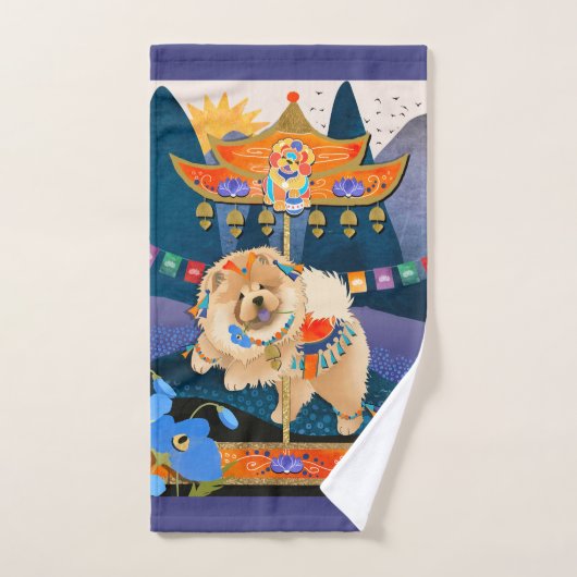 ZEN CARNAVAL handdoeken en waslap (Handdoek)