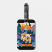 ZEN CARNIVAL Chow - Bagagelabel (Achterkant verticaal)