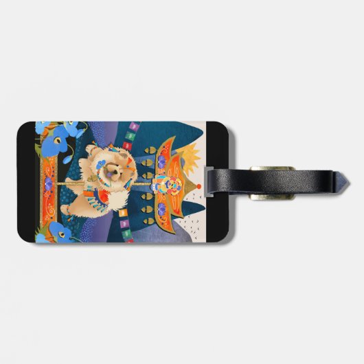 ZEN CARNIVAL Chow - Bagagelabel (Achterkant horizontaal)