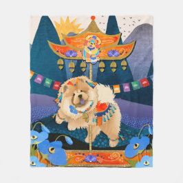 ZEN CARNIVAL Chow -Fleece deken 3 maten