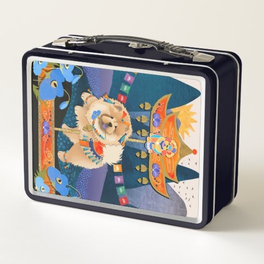 ZEN CARNIVAL Chow Metal Lunchbox kiest kleur (Achterkant)