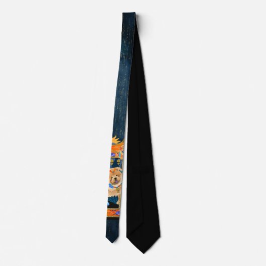 ZEN CARNIVAL Chow-necktie Stropdas (Achterkant)