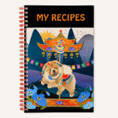 ZEN CARNIVAL Chow -RECIPE BOOK aanpassen Notitieboek (Voorkant)