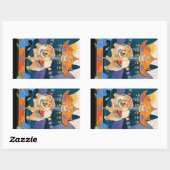 ZEN CARNIVAL Chow RECTANGLE Sticker (Vel)