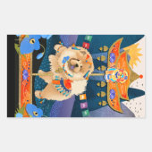 ZEN CARNIVAL Chow RECTANGLE Sticker (Voorkant)