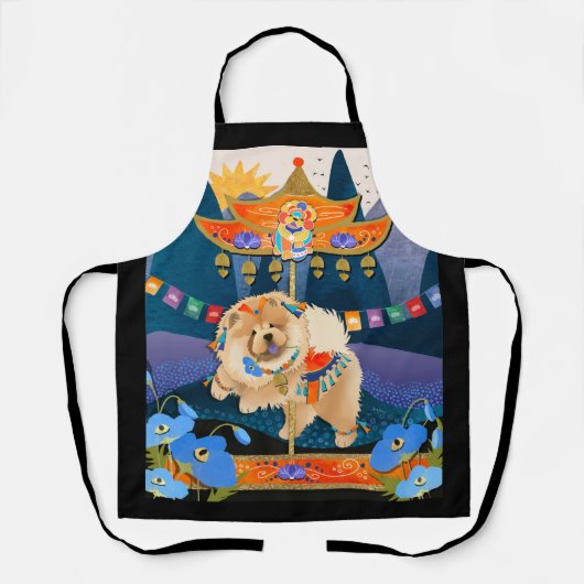 ZEN CARNIVAL-Schort in 3 maten Schort (Voorkant)