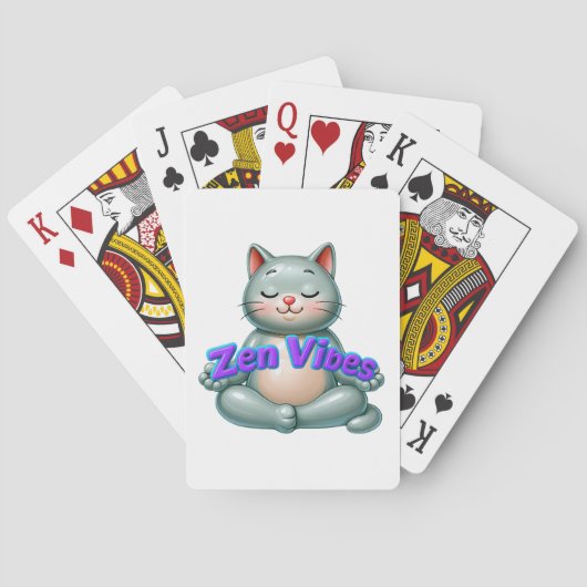 Zen Cat Cards Pokerkaarten (Achterkant)