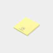 Zen Cat Magnetic Notepad Post-it® Notes (Schuin)