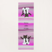 Zen cat-yoga meditatie pilates mediatate yogamat (Achterkant)