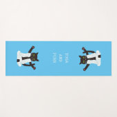 Zen cat-yoga meditatie pilates mediatate yogamat (Voorkant (horizontaal))