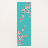 Zen Cherry Blossom Watercolor Yoga Mat (Voorkant)