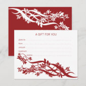 Zen Chic Massage Therapist Cadeaubon (Voorkant / Achterkant)