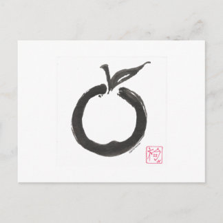 Zen Circle Apple Briefkaart
