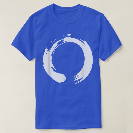 Zen Circle Brush Stroke for Yoga and Meditation T-shirt (Design voorkant)