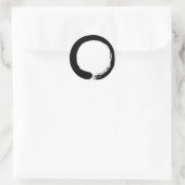 Zen Circle Design product Ronde Sticker (Tas)