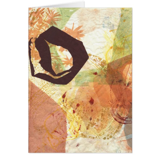 Zen Circle Enso-Abstracte kaart (Voorkant)