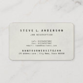 Zen Circle Enso Koi Brush Painting Art Visitekaartje (Achterkant)