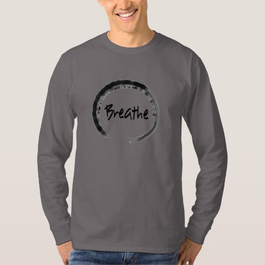 Zen Circle - Inspirerend Yoga-Shirten voor mannen T-shirt (Voorkant)