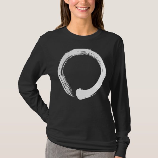 Zen Circle Meditation Workout oefening Yoga Lover T-shirt (Voorkant)