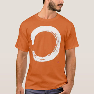 Zen Circle Met artistieke Zen Enso-kalligrafie T-shirt