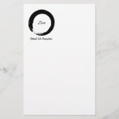 Zen Circle met logo Briefpapier (Voorkant)