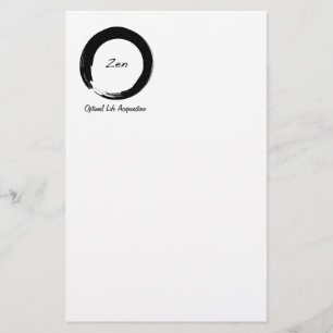 Zen Circle met logo Briefpapier