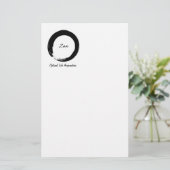 Zen Circle met logo Briefpapier (Staand voorkant)