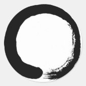 Zen Circle Ronde Sticker (Voorkant)