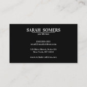 Zen Circle Spiritueel Visitekaartje (Achterkant)