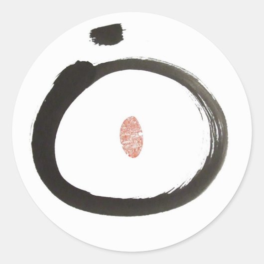 Zen Circle Sticker Sheet (Voorkant)