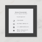 Zen Circle | Yoga-instructeur | Meditatie Contactkaartje (Achterkant)