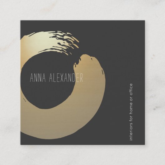 Zen Circle | Yoga-instructeur | Meditatie Contactkaartje (Voorkant)