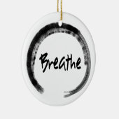 Zen Circle - Yoga-kerstversieringen Keramisch Ornament (Rechts)