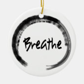 Zen Circle - Yoga-kerstversieringen Keramisch Ornament (Voorkant)