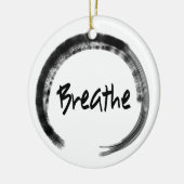 Zen Circle - Yoga-kerstversieringen Keramisch Ornament (Links)