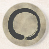 ZEN CIRCLE ZANDSTEEN ONDERZETTER (Voorkant)