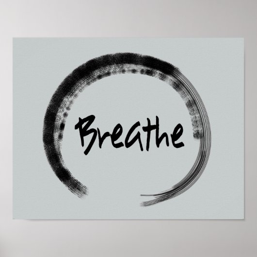 Zen Circle - Zen Art Prints - Yoga Posters (Voorkant)