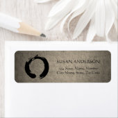 Zen Cirkel Adres Label (Insitu)