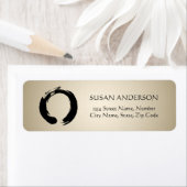 Zen Cirkel Adres Label (Insitu)