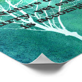 zen citaat over de tekst van de natuur op het oors poster (Hoek)