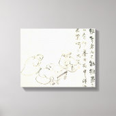 Zen Classics - Gibon Sengai - Gans & Heron Canvas Afdruk (Voorkant)