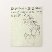 Zen Classics - Gibon Sengai - Gans & Heron Legpuzzel (Verticaal)