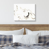 Zen Classics - Gibon Sengai - Hotelbeschrijving Canvas Afdruk (Insitu (Slaapkamer))